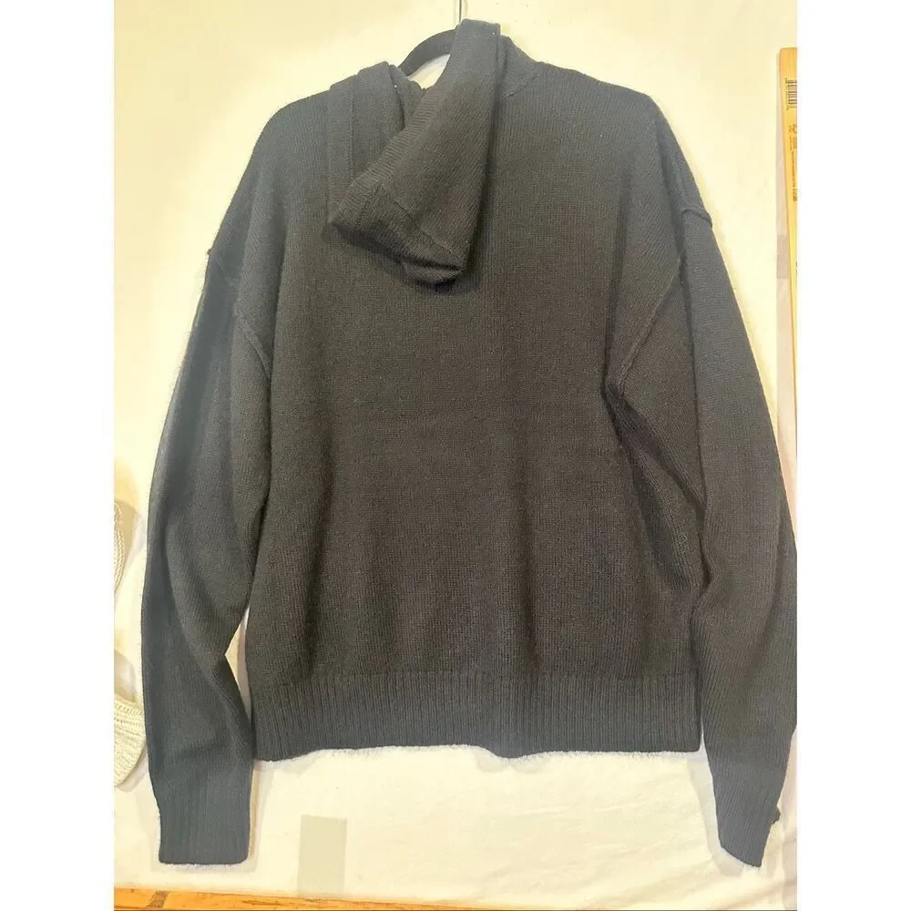 Alo Yoga Women’s Black Cashmere New Class Hoodie, Size M, NWT retail $389
